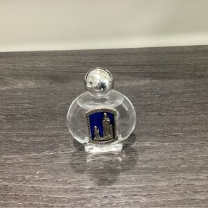 Vintage glass Holy Water bottle, pre-owned.